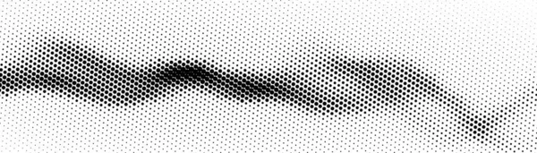 Fond Vectoriel Abstrait Demi Teinte Avec Cercles Onde Dynamique Particules — Image vectorielle