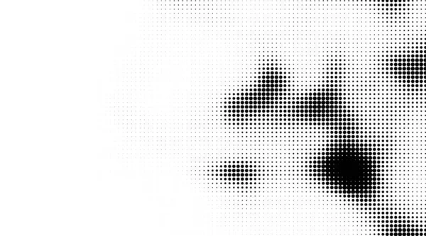 Абстрактный Векторный Полутоновый Фон Кругами Динамическая Волна Частиц Элементы Дизайна — стоковый вектор