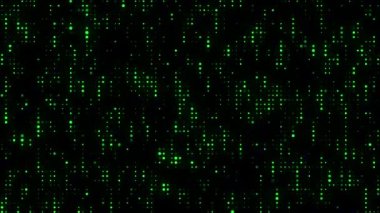 Abstract digital flow particles. Cyber network connection background. Big data visualization. Technology colorful backdrop. 3d rendering.