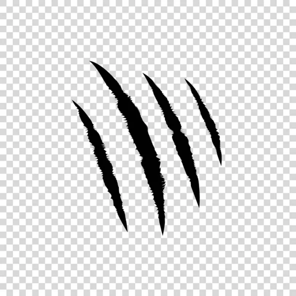 Işık şeffaf arka planda izole edilmiş vektör çiziği, vahşi hayvan, siyah.