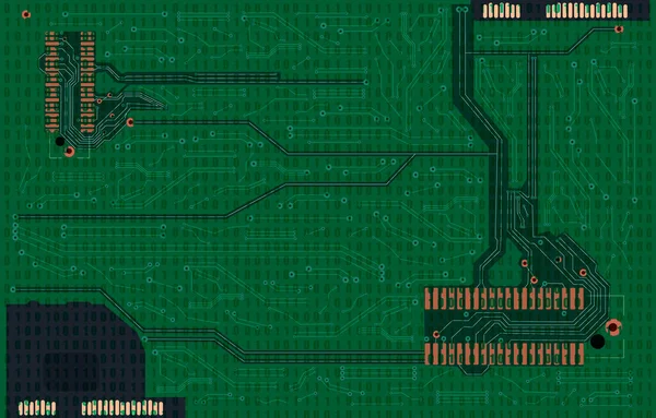 Fondo Microesquema Verde Vectorial Con Código Binario Números Cero Uno — Archivo Imágenes Vectoriales