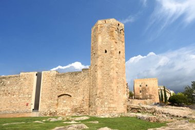 roman circus and Pretori tower of Tarragona, Catalonia, Spain clipart