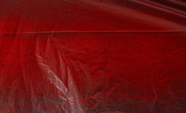 Черный Пластик Окрашен Красный Цвет Распылительной Краски — стоковое фото
