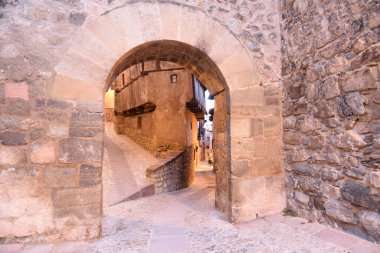 Albarracin kemeri, Teruel ili, Aragon, İspanya