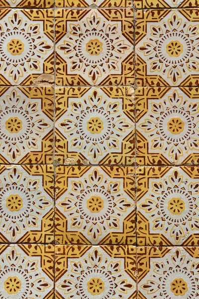 Old Tiles Portugal Yellow White Photography Takes Buildings Portugal — ストック写真