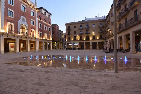 Square Espanya Tortosa Tarragona Province Catalonia Spain — Stock fotografie