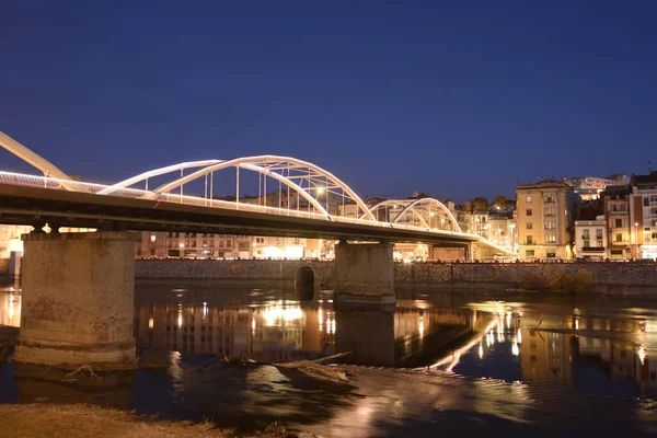 Estado Köprüsü 'nün batışı, Tortosa, Tarragona, il, Katalonya, İspanya