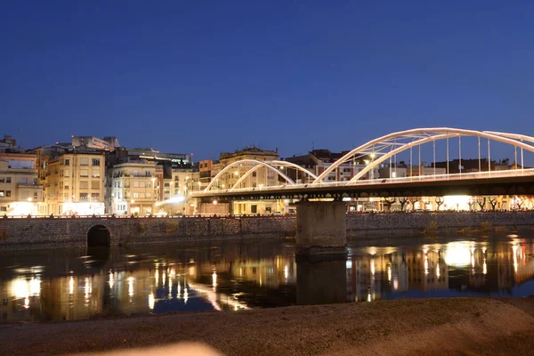 Estado Köprüsü 'nün batışı, Tortosa, Tarragona, il, Katalonya, İspanya