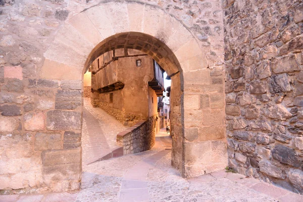 西班牙阿拉贡Teruel省Albarracin拱门 — 图库照片