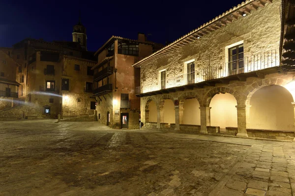 Main Square Albarracin Teruel Province Aragon Spain — Foto de Stock