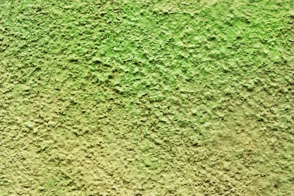 Бетонная Стена Окрашенная Зеленой Краской — стоковое фото