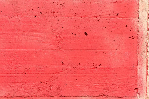 Concrete Formwork Texture You Can See Wood Texture Painted Red — ストック写真