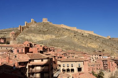  Albarracin and walls, Teruel province, Aragon, Spain