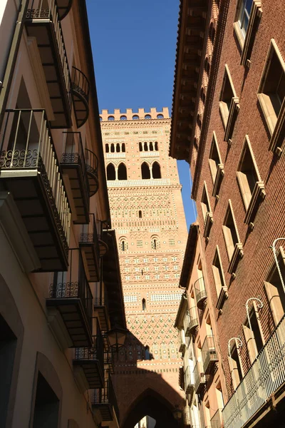 Mudejar Tower San Martin Teruel Aragon Spain — Photo