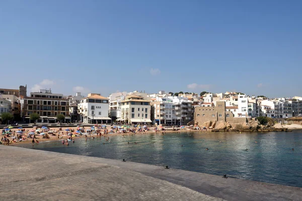 beach of la Escala, Costa Brava, Girona province, Catalonia, Spain