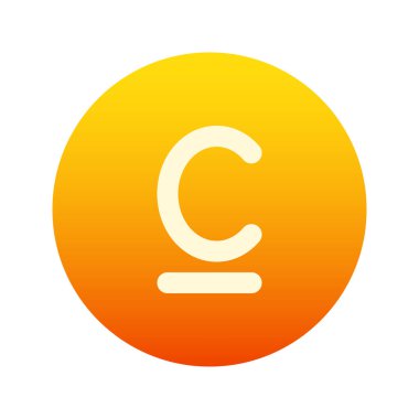 Kırgızistan Som para biriminin görsel vektör grafik simgesi. Gradyan Biçim Simgesi. Beyaz arkaplanda vektör çizimi izole edildi. Web sitesi veya uygulama tasarımı için mükemmel.