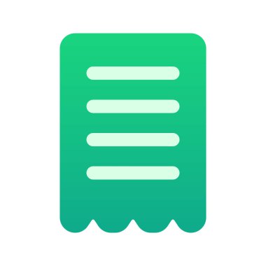 Kabul Simgesinin illüstrasyon vektör grafik simgesi. Gradyan Biçim Simgesi. Beyaz arkaplanda vektör çizimi izole edildi. Web sitesi veya uygulama tasarımı için mükemmel.