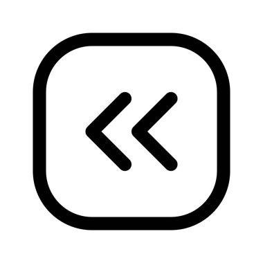 Sol Ok 3 'ün görsel vektör grafik simgesi. Taslak Biçim Simgesi. Beyaz arkaplanda vektör çizimi izole edildi. Web sitesi veya uygulama tasarımı için mükemmel.