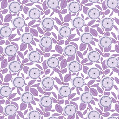 Kusursuz desen, kumaş ve keten için leylak arkaplanlı limon tasarımı.