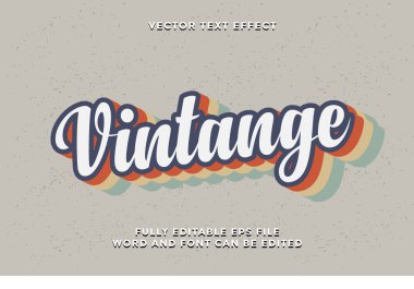 düzenlenebilir eski metin efekti