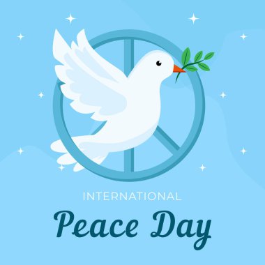 international peace day illustration concept design