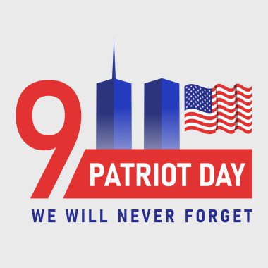 patriot day 9 september illustration