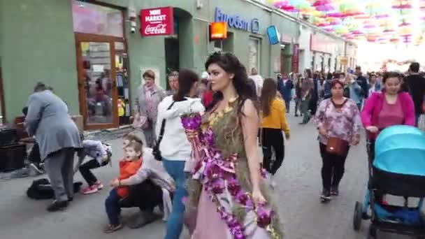 Timisoara Romania Abril 2019 Plaza Victoria Festival Internacional Flores Timfloralis — Vídeos de Stock