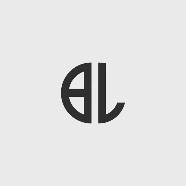 Початковий Дизайн Логотипу Букви Вектор Шаблон Творча Сучасна Монограма Логотип — стоковий вектор