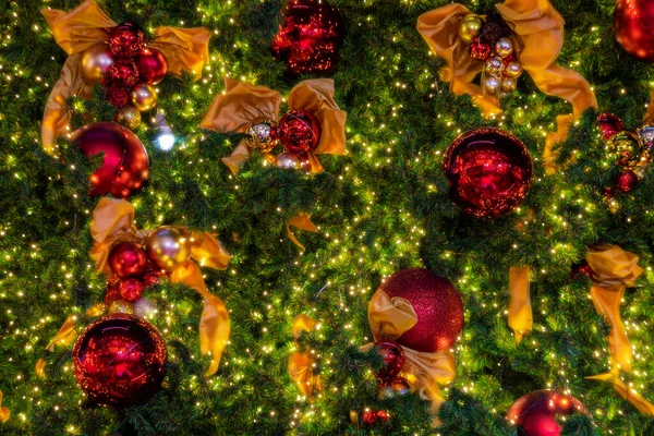 Árbol Navidad Decoraciones Navideñas — Foto de Stock