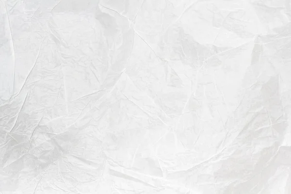 白色折皱纸纹理背景 白布质感使织物起皱 — 图库照片