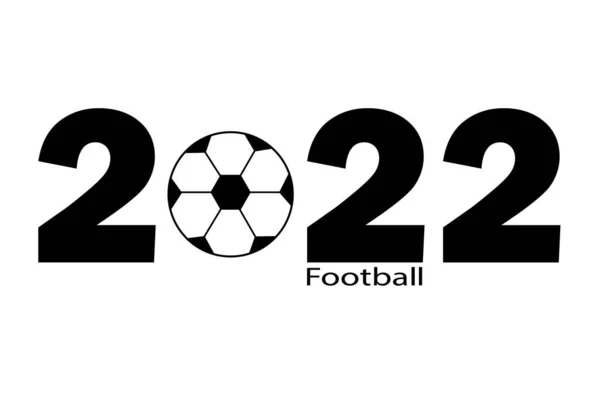 足球锦标赛2020 足球比赛 明信片 祝贺或设计 平面矢量图解 — 图库矢量图片