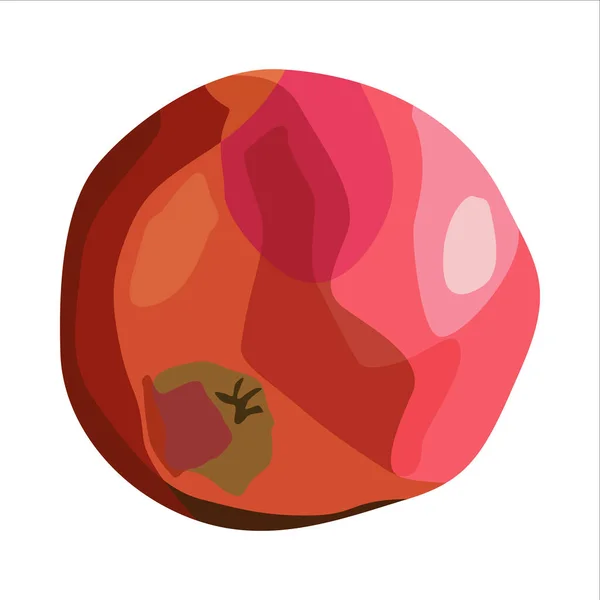 Vecteur Pomme rouge . — Image vectorielle