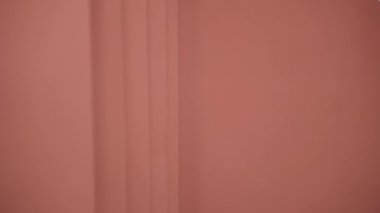 Pink relief background, blur peach color