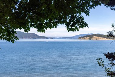 Su birikintisinin içinde küçük bir tekne.