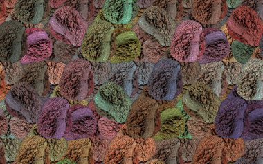 Renkli taşlar, soyut arkaplan pürüzsüz desen