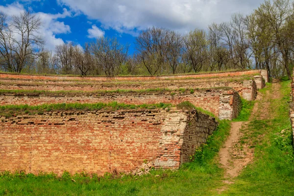 Śpiewające Tarasy Tarasy Ogrodowe Zbudowane Wieku Wzmocnione Murami Obwodzie Charkowskim — Zdjęcie stockowe