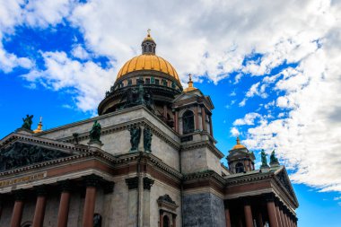 St. Petersburg, Rusya 'daki Saint Isaac Katedrali veya Isaakievskiy Sobor