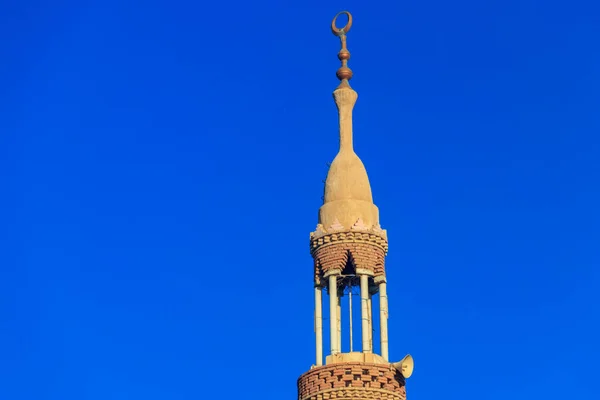 Minarett Der Moschee Dahar Viertel Altstadt Von Hurghada Ägypten — Stockfoto