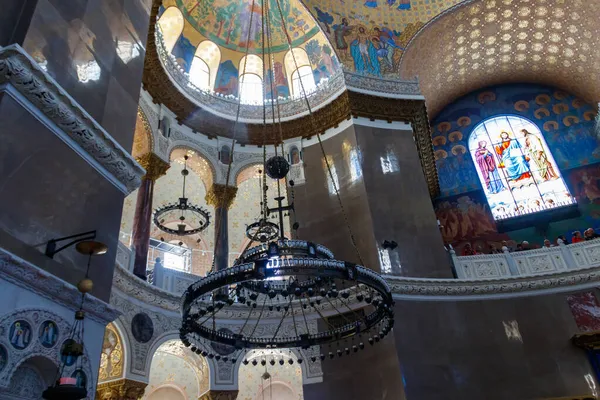 Kronstadt Russie Juin 2019 Intérieur Cathédrale Navale Orthodoxe Saint Nicolas — Photo