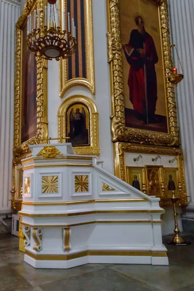 Interior Catedral Trindade São Petersburgo Rússia — Fotografia de Stock