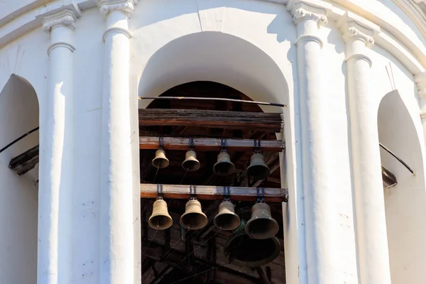 Ortodoks Kilise Çanlarına Yakın Çekim — Stok fotoğraf