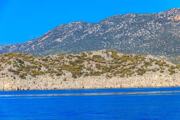 Utsikt Över Taurusbergen Och Medelhavet Nära Demre Antalya Provinsen Turkiet — Stockfoto