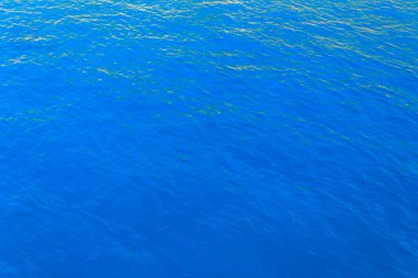 Mavi su dokusu arka planı. Denizin yüzeyi