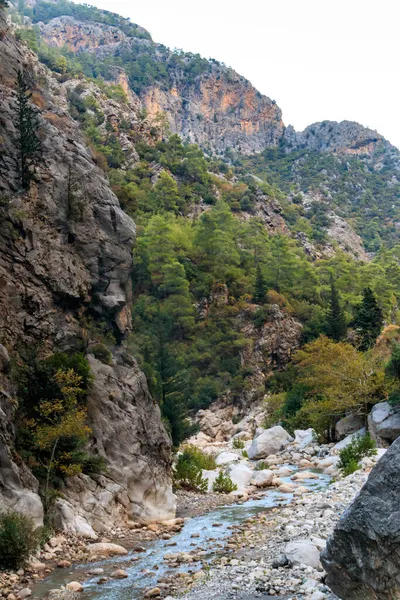 View Mountain River Kesme Bogaz Canyon Antalya Province Turkey — Stock Photo, Image