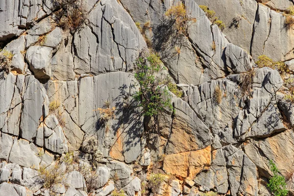 Textura Natural Uma Rocha Precipício Montanha Fundo — Fotografia de Stock