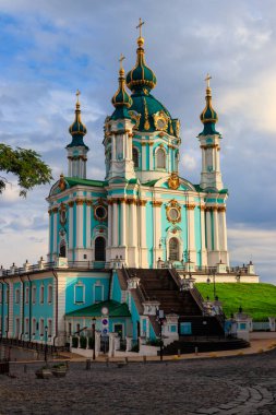 Ukrayna, Kyiv 'deki Aziz Andrew Ortodoks Kilisesi