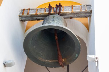 Ortodoks kilise çanına yakın çekim