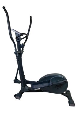 Beyaz arkaplanda izole edilmiş eliptik çalıştırıcı
