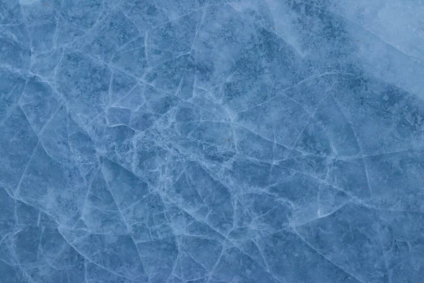 Struktura Popraskaného Ledu Zimní Pozadí — Stock fotografie