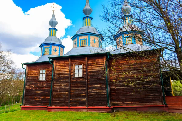 Gamla Träkyrkan Pereyaslav Ukraina — Stockfoto